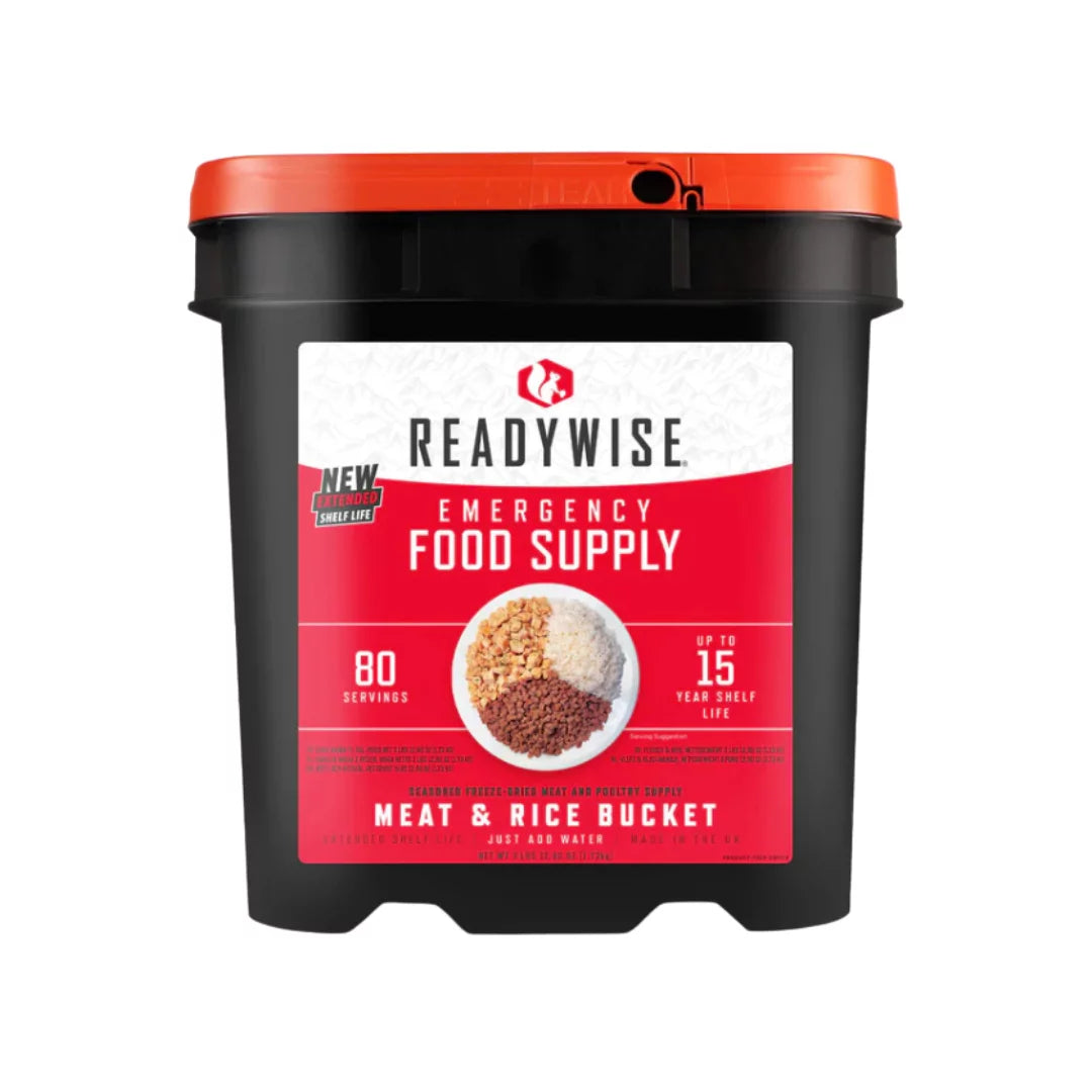 ReadyWise Noodrantsoen 80 porties Vlees / Rijst Emmer