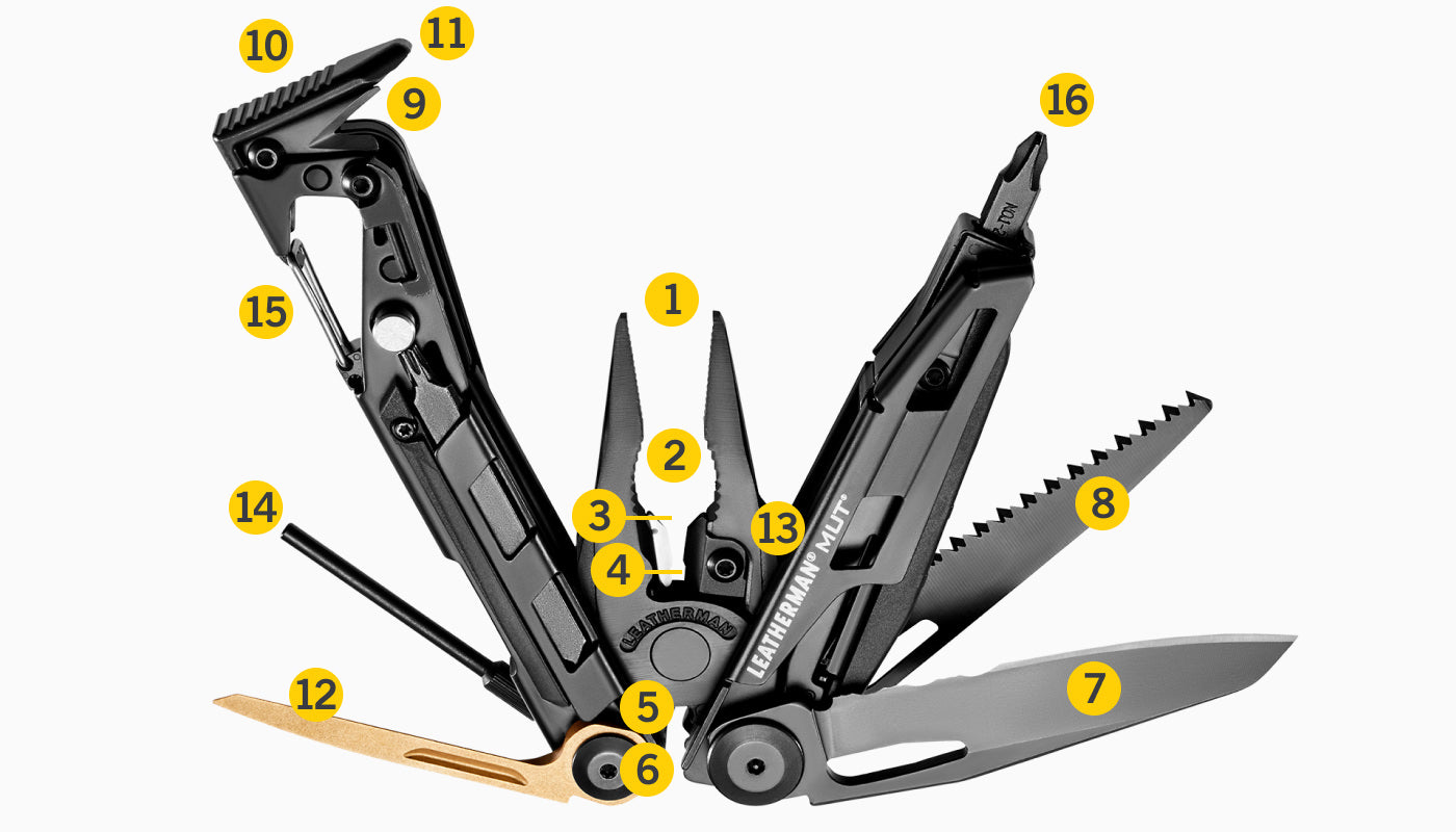 Leatherman mut black Military Utility Tool 16 tools