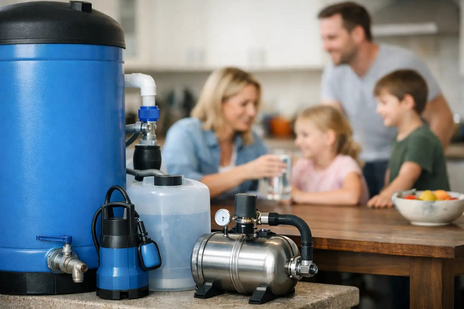 Gids wateropslag voor gezinnen thuis