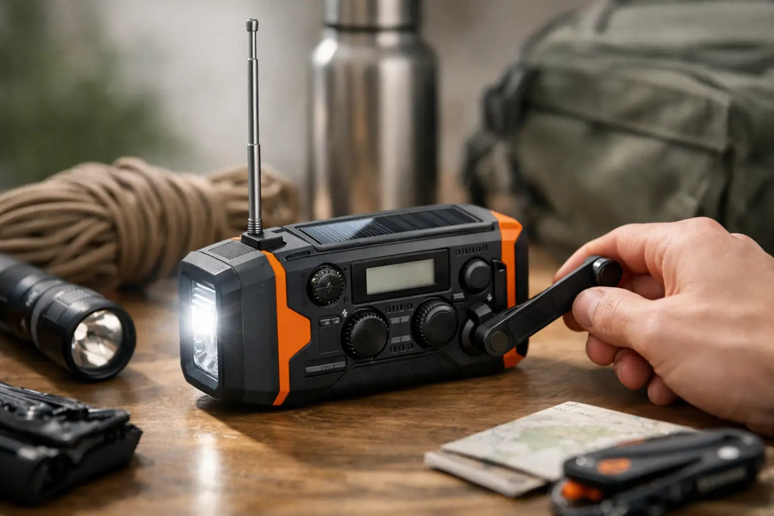 Noodradio met handslinger review: slim of niet?