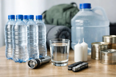 Hoeveel drinkwater per persoon noodvoorraad?