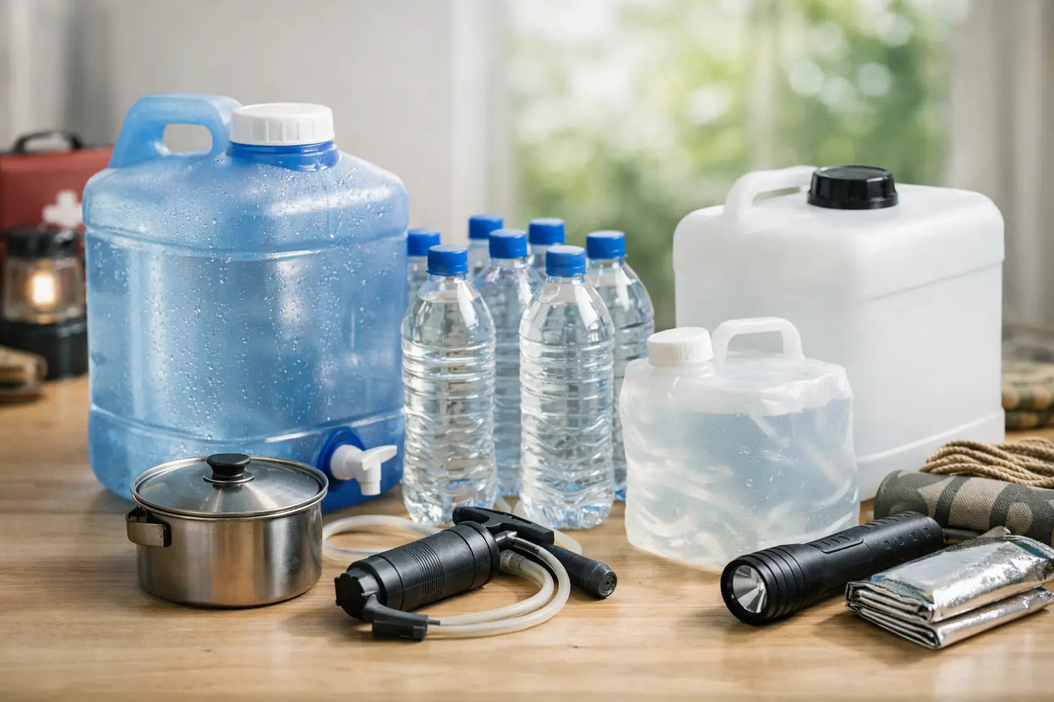Drinkwater opslaan bij noodsituatie: zo doe je dat
