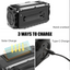 Noodradio met DAB 10.000 MAH  Zaklamp Powerbank Oplaadbaar Handslinger Zwart
