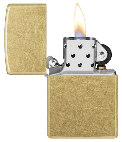 Zippo street brass.