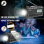Noodradio met DAB 10.000 MAH  Zaklamp Powerbank Oplaadbaar Handslinger Zwart
