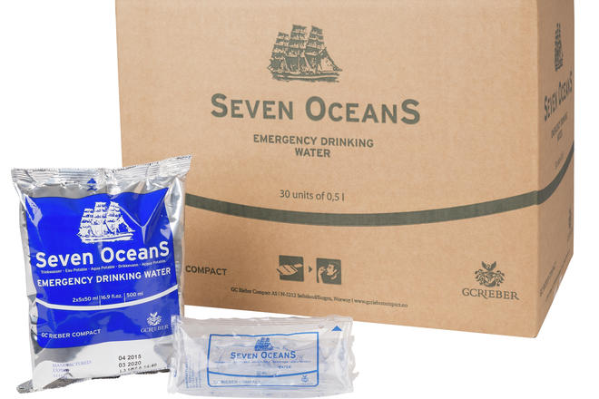 Seven Oceans Lang Houdbaar Drinkwater 30 x 500ML