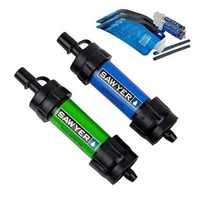 Sawyer Mini Water Filter SP2102 Blauw/Groen 2-Pack